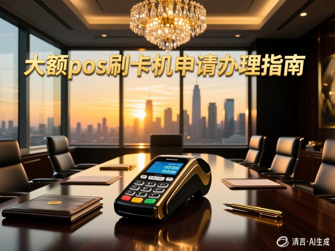 大额pos刷卡机申请办理指南，2026年一清秒到正规渠道实测
